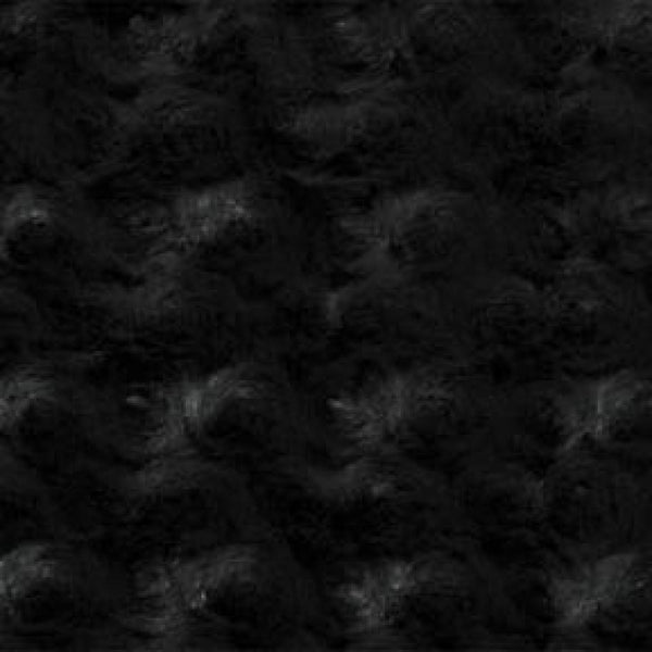 Shannon Fabrics Luxe Cuddle Rose - Black RC-BLK - Sewjersey.com