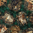 QT Fabrics Cedar & Sage Animal Toss 31953-W