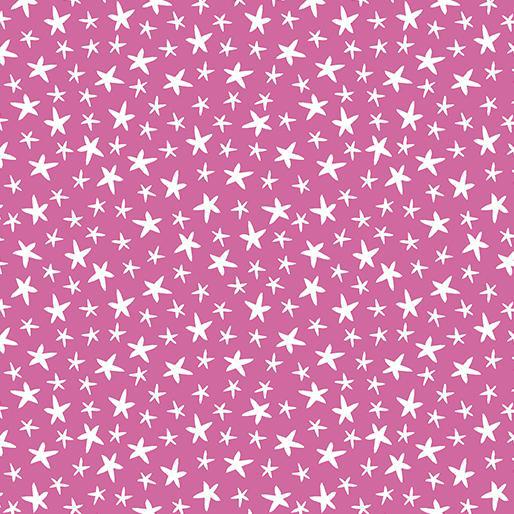 Benartex Dreamers  by Jessica Flick - Star Dreaming Pink - Pearlescent - 13413P-21