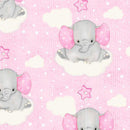 AE Nathan Comfy Flannel Prints Pink Elephants 0956 22 - sewjersey.com