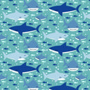 AE Nathan Comfy Flannel Prints Sharks Multi 16952 MULTI  - sewjersey.com