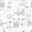 AE Nathan Comfy Flannel Prints White 13984 WHITE - sewjersey.com