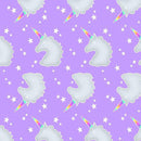 AE Nathan Comfy Prints Flannel Unicorn Purple 1002 55 - sewjersey.com