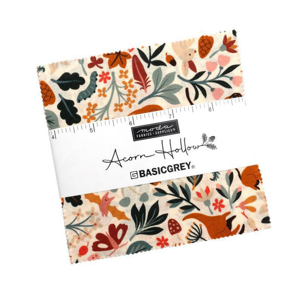 Acorn Hollow Charm Pack 30760PP Moda Precuts