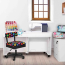 Colorful hydraulic chair for sewing, available in a wide variety of patterns