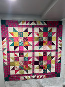An Example of the quilt which will be made in the Beginner Quilting Class with Kathi at Sew Jersey
