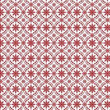 Benartex Winter Elegance Snowflake Medallion Red 13458 10 - sewjersey.com