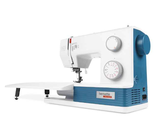 Bernette b05 Academy Side View with wide table - sewjersey.com