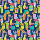 Blank Quilting Bloom Bouquet II by Color Pop Studio - Flowers in Vases - 1816 77 - Sewjersey.com