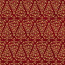 Christmas Trees on a Red Background