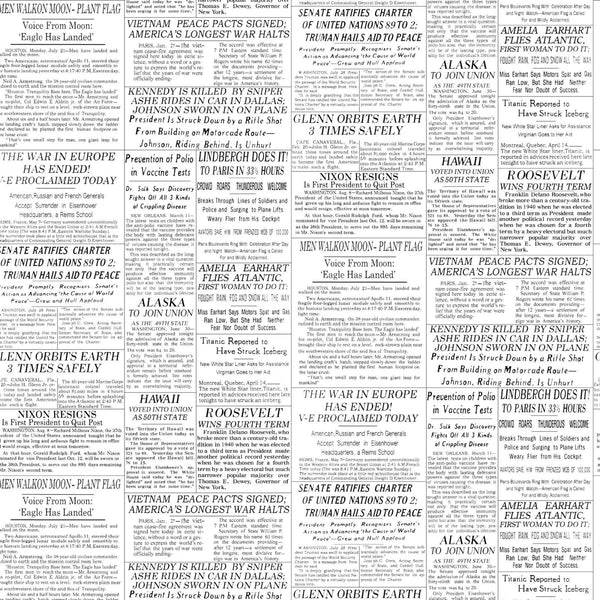 Blank Quilting Headliner Black and White Words BQI3972-WHI - sewjersey.com