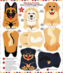 Blank Quilting Snuggle Pillows II Big Dog Friends by Yolanda Fundora - 1743P - Sewjersey.com