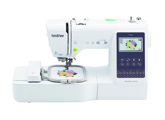 Brother SE700 Computerized Sewing and Embroidery Machine with 4" x 4" Embroidery Area front view - sewjersey.com