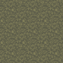 Decorative floral pattern on a green background