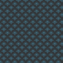 Blue floral pattern on a black background