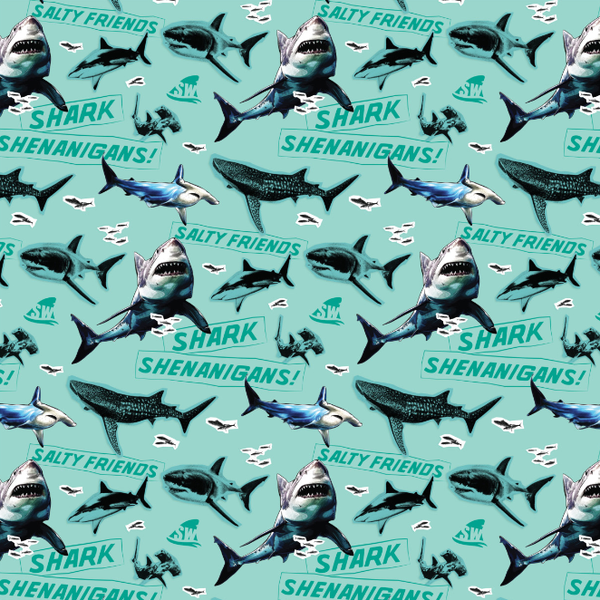 Camelot Fabrics Discovery Shark Week 23560105 01