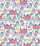 Camelot Fabrics My Little Pony Retro Collection My Little Pony Castle 95010201-01