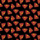 Camelot Fabrics Superman Logo - Black - 23400704 - Sewjersey.com