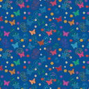 Camelot Fabrics Truth Collection Butterfly Metamorphosis Blue 57240104-03