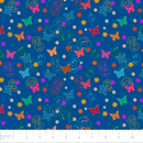 Camelot Fabrics Truth Collection Butterfly Metamorphosis Blue 57240104-03 ruler