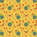 Camelot Fabrics Truth Collection Sacred Strawberries Yellow 57240103-03