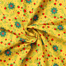 Camelot Fabrics Truth Collection Sacred Strawberries Yellow 57240103-03 2