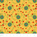 Camelot Fabrics Truth Collection Sacred Strawberries Yellow 57240103-03 ruler