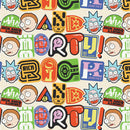 Camelot Rick and Morty R & M Stickers Cream 23930108-01 
