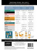 Cat Scratch Quilt Pattern Back - sewjersey.com