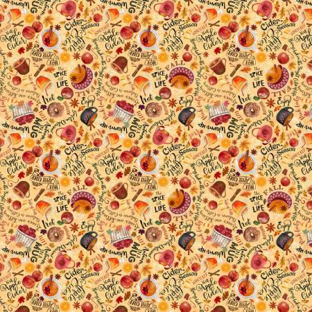 Cider Apple Cider by Timeless Treasures #GAIL-CD2919-CIDER - Sewjersey.com