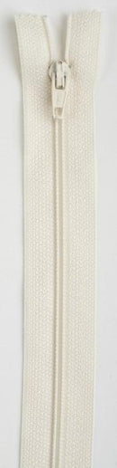 Natural zipper on a white background