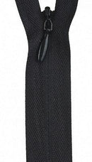 Coats and Clark Invisible Zipper 7-9" Black F84/7-9/2 - sewjersey.com