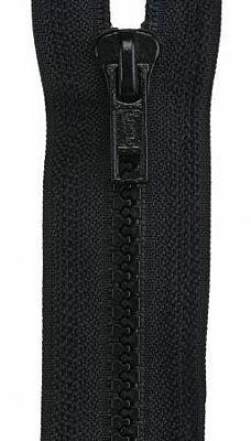 Coats and Clark Separating Sport Zipper 28" Black F43-28-2