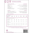 Cut/Sew Patternmaking School Blazers Cosplay Sewing Pattern Sizes XS - 3XL