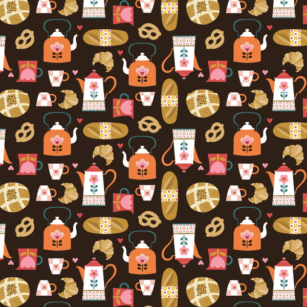 Dashwood Studio Bon Voyage by Bee Brown Cafe et Patisserie DABON2527-V11 - sewjersey.com