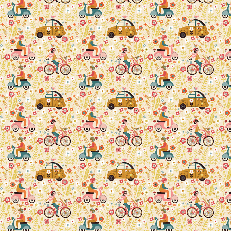 Daswood Studio Bon Voyage by Bee Brown L'Art de Vivre DABON2523-V11 - sewjerse.com