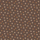Dear Stela Alphabet City Acorns Nutmeg STELLA-D3218 NUTMEG 100% Cotton Fabric 44/45" wide
