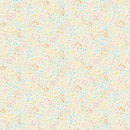 Multicolored speckled pattern on a beige background