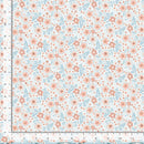 Dainty Florals on a White Background