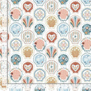 Colorful seashells on a White Background