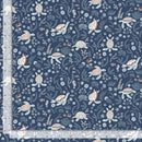 Turtles on a Rich Blue background