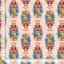 Dear Stella Viva la Vida Frida Bust Salmon STELLA-DFG2533  SALMON