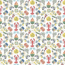 Dear Stella Wanderlust Olive You STELLA-D3425 WHITE 100% Cotton Fabric Digital Print 44/45" wide