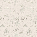 Dear Stella Willow by Clara Jean Woodland Map Gardenia STELLA DCJ3013 GARDENIA - sewjersey.com