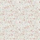 Small floral pattern on a white background