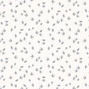 Pattern of small bird illustrations on a light purple background