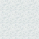 Small floral pattern on a light blue background