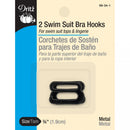 Dritz 2 Swim Suit Bra Hooks Black 3/4" 99-34-1