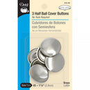 Dritz 3 Half Ball Cover Buttons Size 45 1-1/8" 213-45