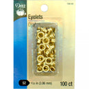 Dritz Eyelets Brass 100 Count 104-35